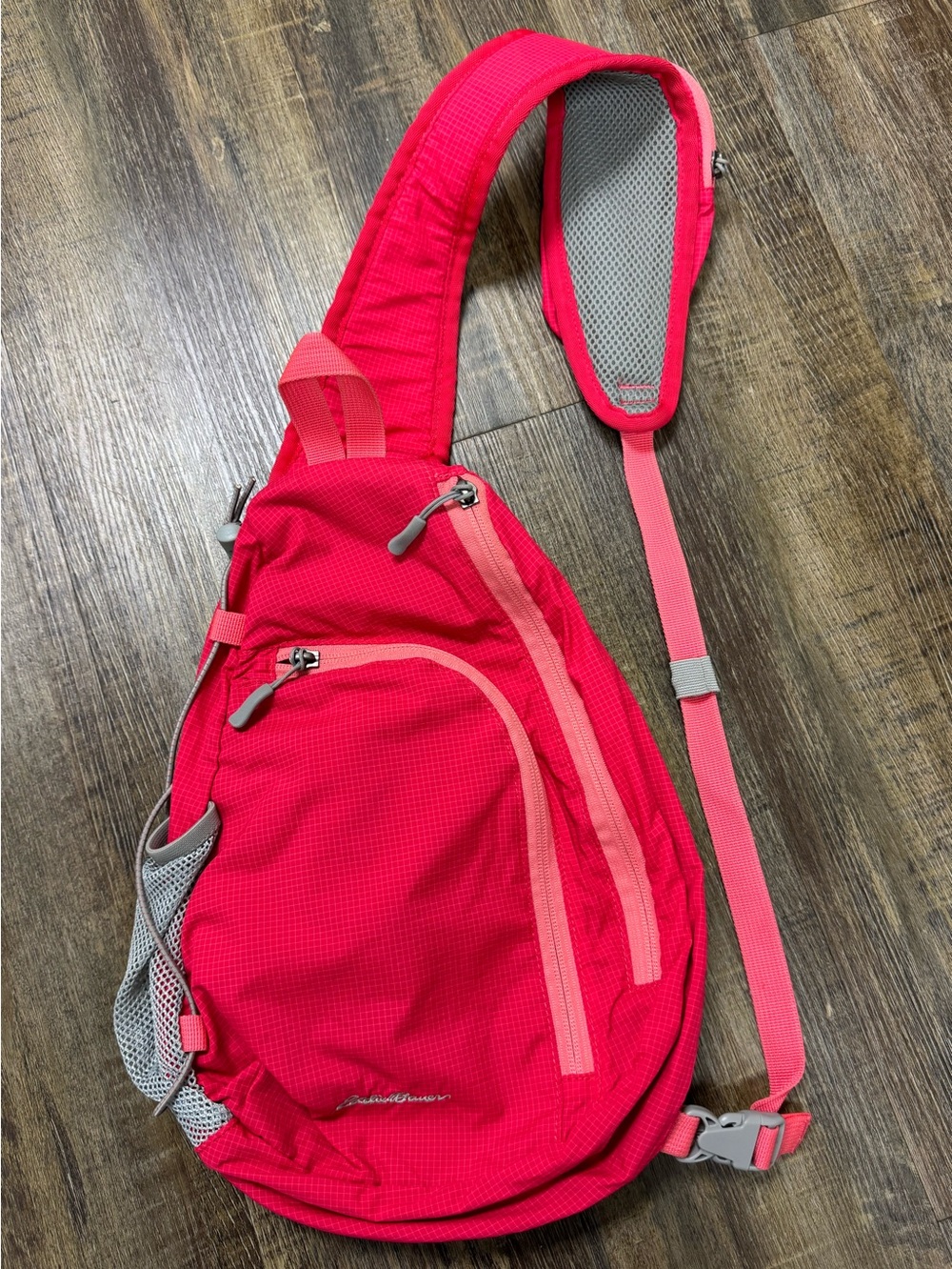 Eddie Bauer Pink Sling Crossbody Bag - Lightweight Daily Carry